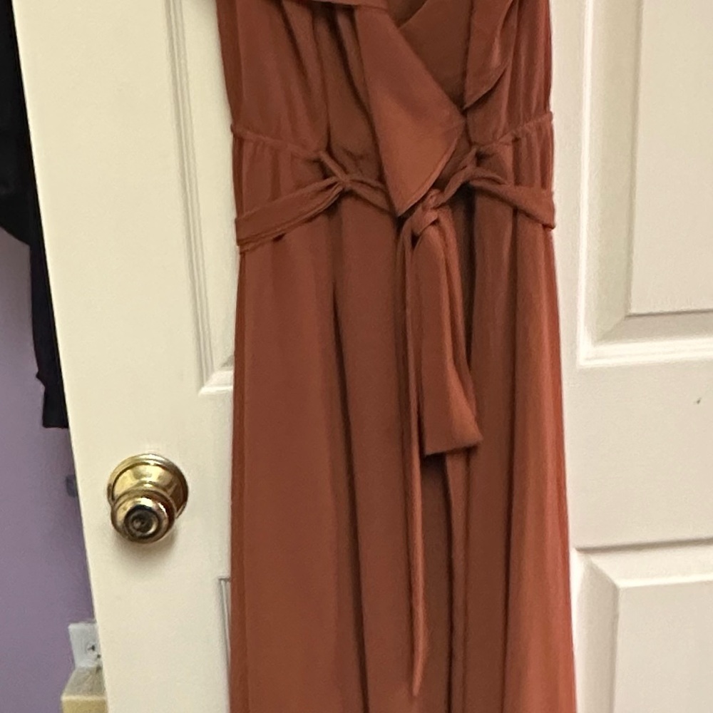 Elegant Brown Women's Dress